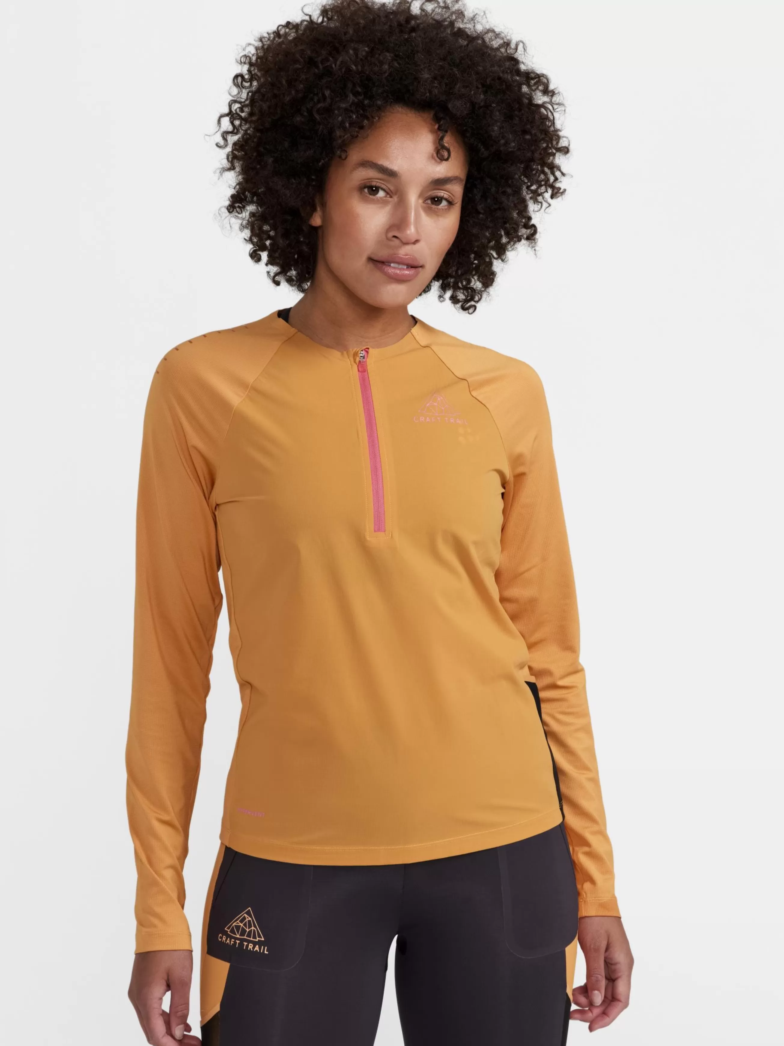 Women CRAFT Women's PRO Trail Running Wind Long Sleeve Tee